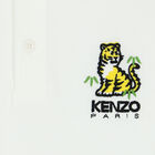 تيشيرت بولو أولاد بشعار النمر باللون العاجي, 1, hi-res